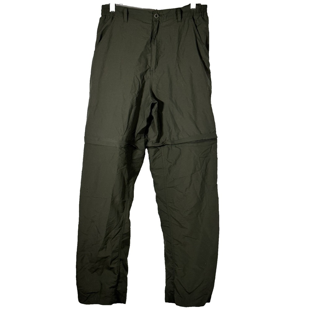 Cabelas Convertible Pants/Shorts Women Size 10 High Rise Hiking Outdoor READ